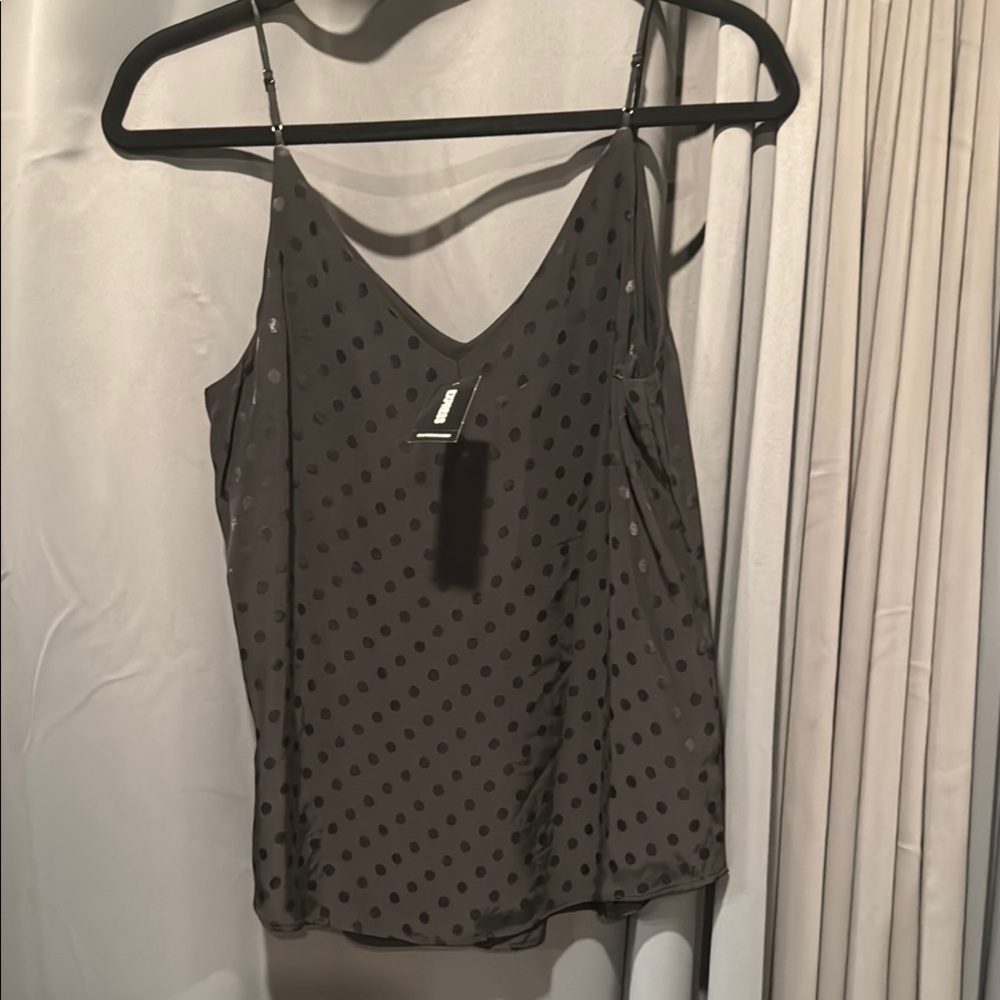 Polka Dot Spaghetti Strap Top